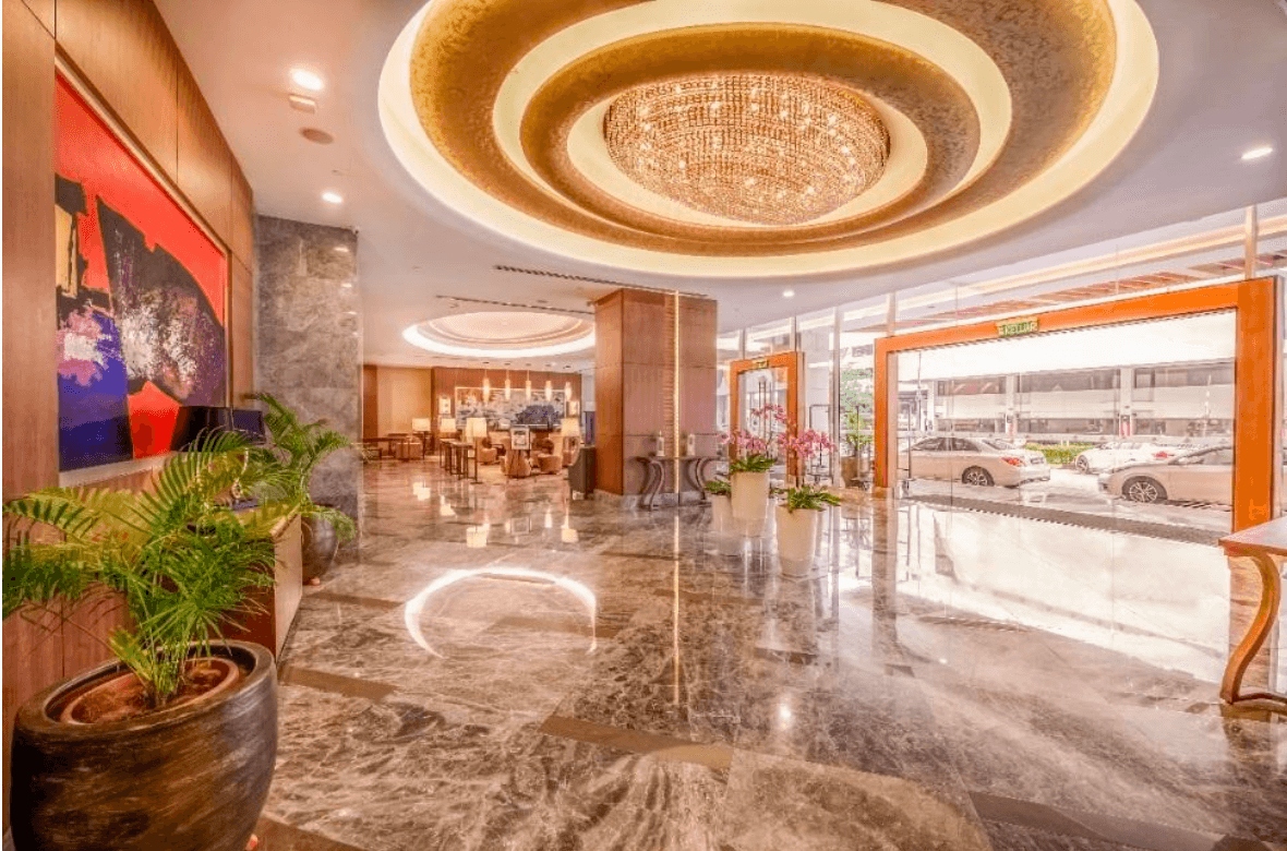 Lobby lounge at St. Giles Wembley Penang