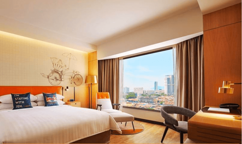 Guest room at JEN Penang Georgetown